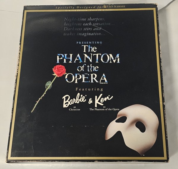 FAO Schwarz Phantom of the Opera Barbie & Ken Set New