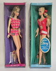 Vintage Mattel Mod Barbie LOT 1968 TNT Barbie #1160 & TNT Stacey #1165 NRFP NOS