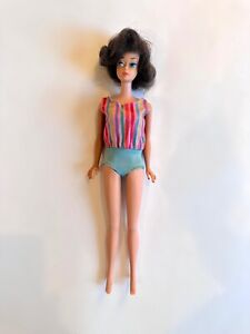 American Girl Vintage BARBIE Brunette Side Part Extremely RARE 1965 Mattel #1070