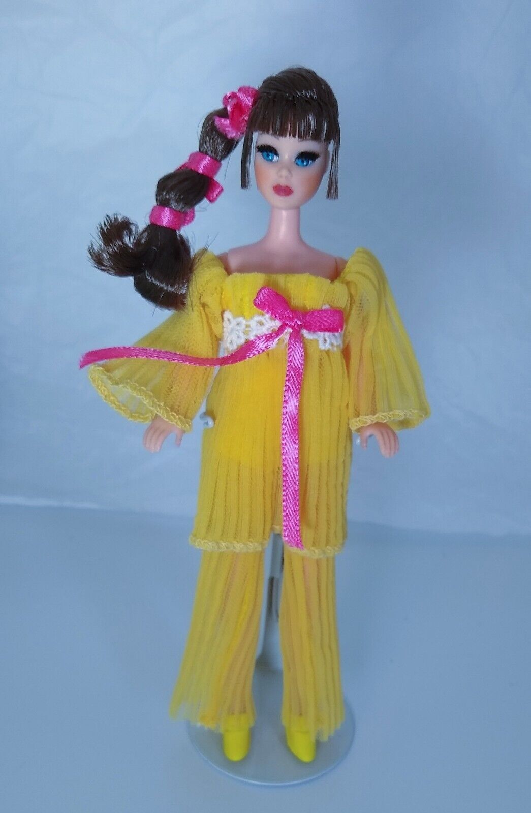 OOAK Custom Topper Dawn Doll - As TNT Talking Barbie In Lemon Kick