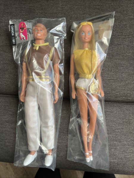 Vintage Rare 1980 Golden Night Superstar Ken & Barbie Exclusive No3207 Mint