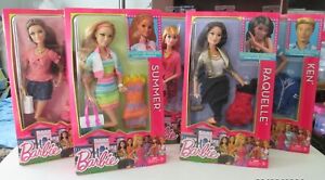 NEW IN BOX - Barbie Dreamhouse Dolls - Raquelle, Summer, Teresa, Midge, & Ken