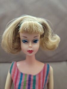 HTF-American Girl Barbie Blonde W/ Side-Part Hair. Made For The Japanese Market
