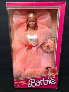 Peaches 'n Cream Barbie Doll 1984 Classic ~ Clear Box EXC ~ N and