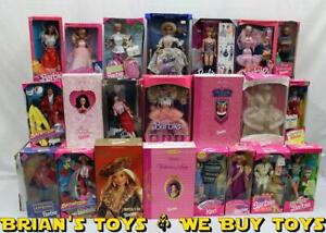 Barbie Lot of 22: Baywatch Barbie, Medieval Lady, Shopping Chic And More NR