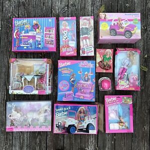 Vintage 90s Barbie Doll Toy Lot Barbie’s New & Gently Used
