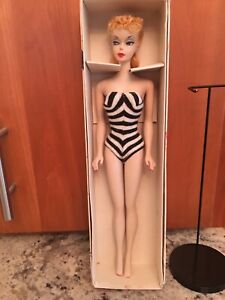 Vintage #2 Ponytail Barbie Doll 1959 - All Original and 100% Authentic