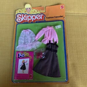 VHTF 1979 Superstar Barbie Skipper Fashion Favorites 1410 Dotted Bliss NRFP