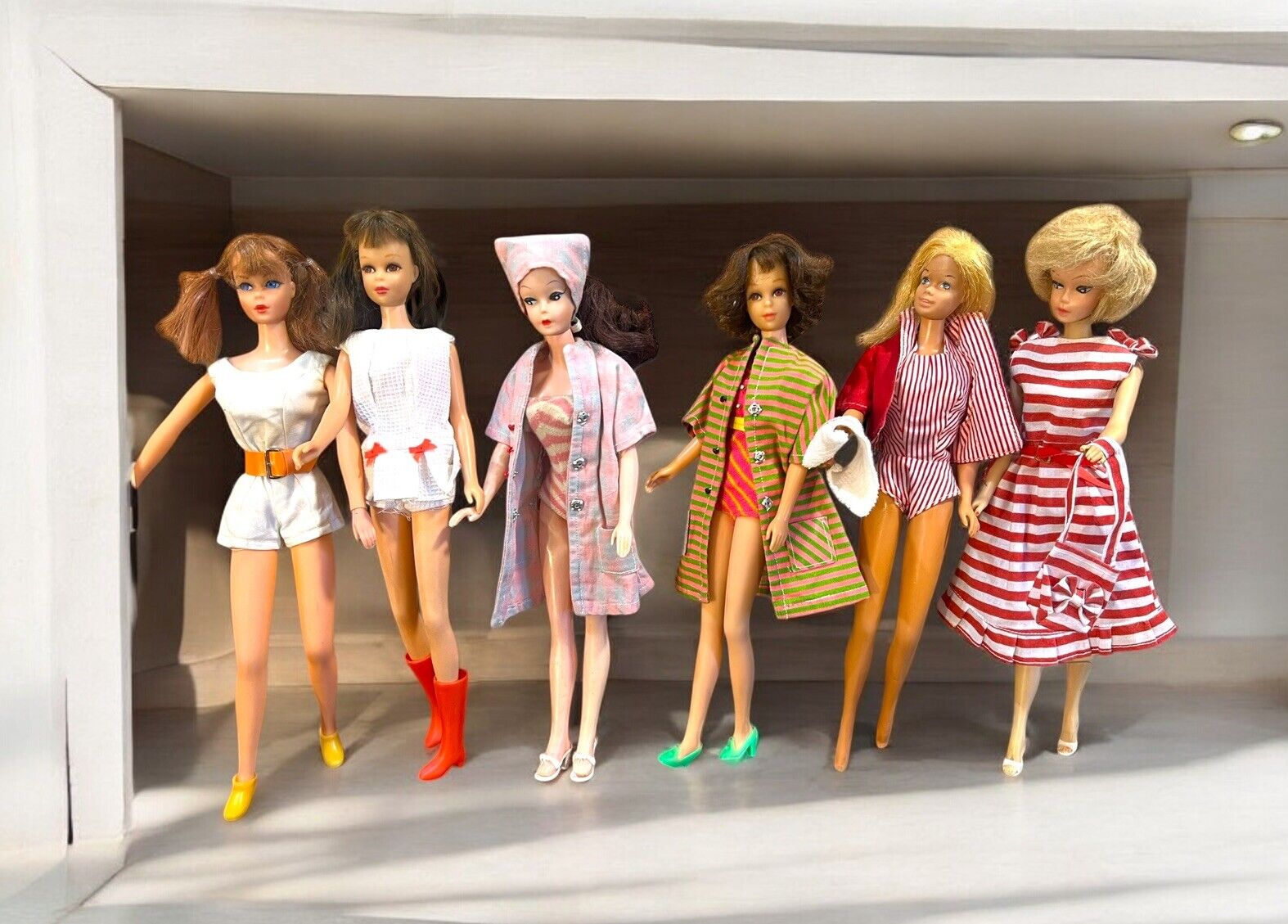 Vtg Mod Mcm Barbie , Francie , Bild Lilli Clone Japan Uneeda Clone - Lot 6-60’s
