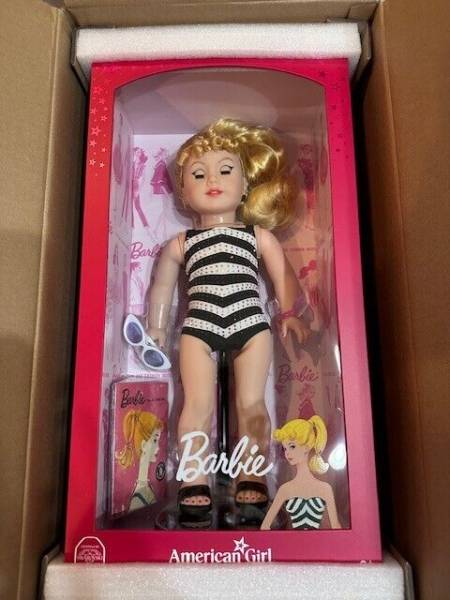 American Girl X BARBIE Doll 18" Limited 5000 Swarovski BNIB