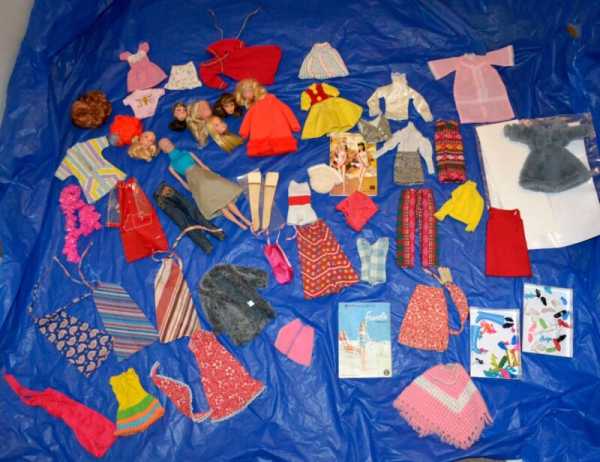 VINTAGE BARBIE LOT MATTEL VARIATIONS, MIDGE TNT FACTORY MISTAKES ? FOREIGN STUF+