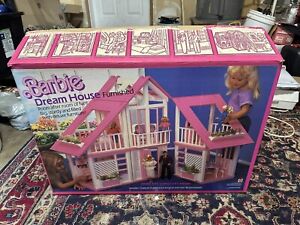 Original Mattel Vintage Barbie Dream House-1985 With Original Boxes