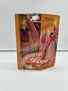 GROWING UP SKIPPER Doll Vintage In Box Unused Original Box And