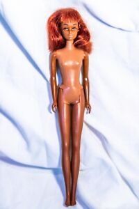 Vintage 1966 Mattel Barbie Black Francie w/ Bendable Legs, Red Hair, Eyelashes