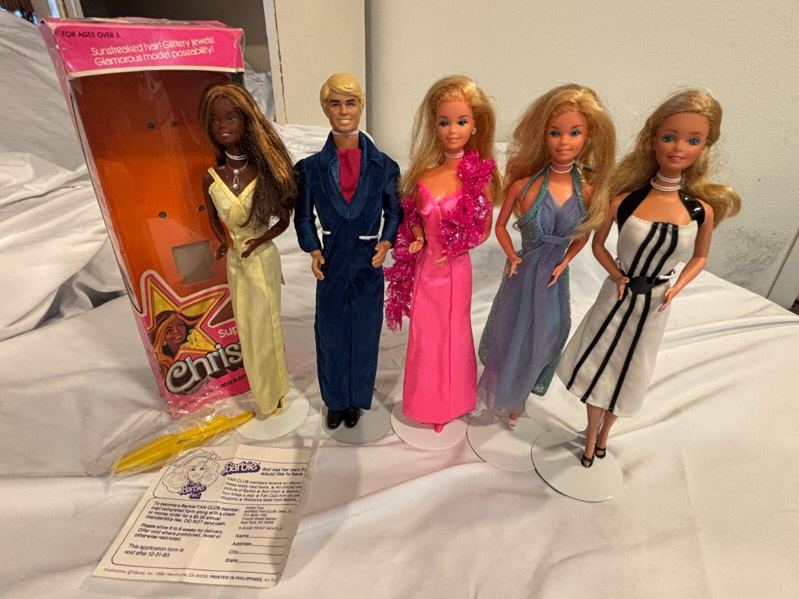 1976 vintage mattel barbie ken superstar christy african american doll lot (25)