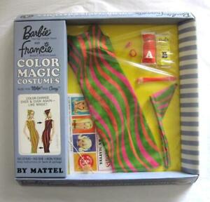 Vintage Barbie Color Magic Costume Stripes Away Barbie Francie Mint In Pkg Rare