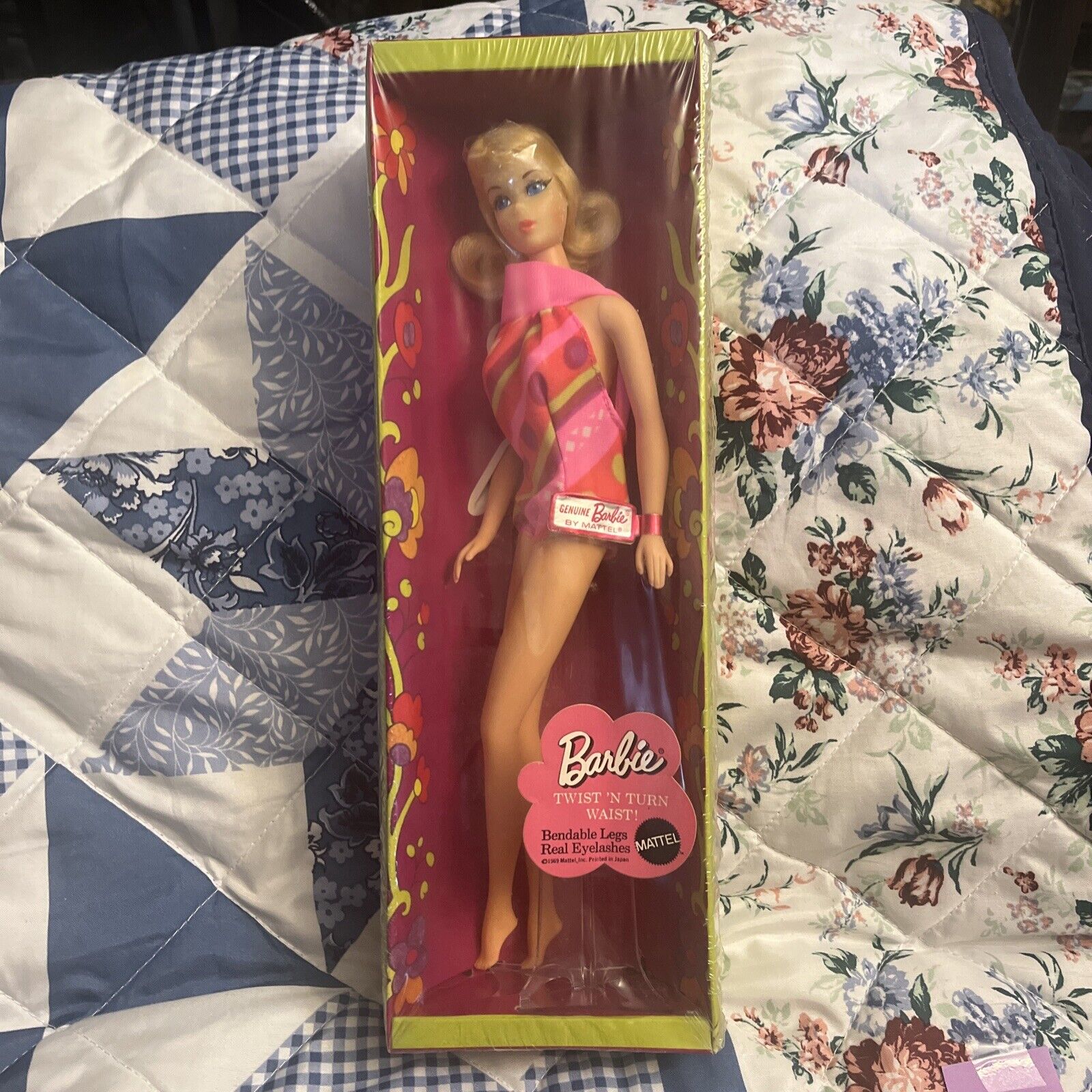 VINTAGE BARBIE TNT Twist N’ Turn Doll BLONDE  hard 2 find suit NRFB MIB MIP 1969
