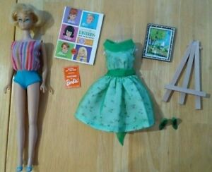 Vintage Barbie Modern Art #1625 Orig, Comp w/Rare Spikes, AG Doll, Orig SS & OTH