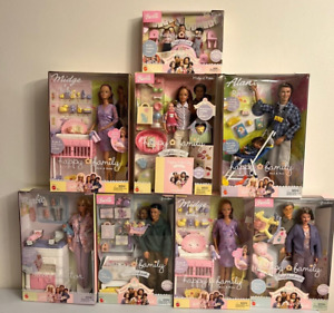 NIB Pregnant Barbie Lot Entire Happy Family Alan Ryan Baby Doctor Midge  Clothes