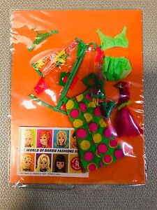 NRFB VTG 1968-69 Barbie Francine #1213 Pazam Sun Dress Rain Coat Complete