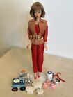 VTG ‘66-‘67 AMERICAN GIRL LONG CHARCOAL BRUNETTE Barbie in Hostess Set #1034