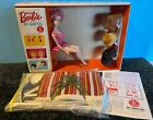 Vintage MISS BARBIE with SWING, PLANTER, WIGS WITH HOLDER in ORIGINAL BOX