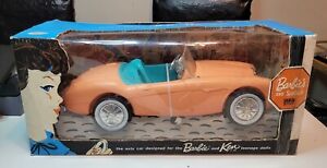 Sealed Barbie 1962 Austin Healy Irwin Mattel Convertible Sports Car 18" Rare