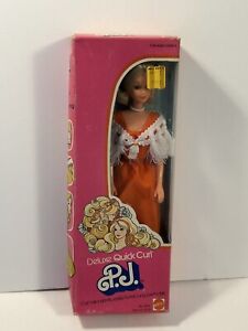 Mattel Barbie 9218 DELUXE QUICK CURL PJ DOLL Steffie Face MATTEL 1975