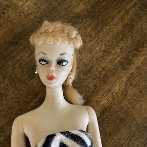 Original Antique Vintage #2 Ponytail Barbie 1959 Blonde