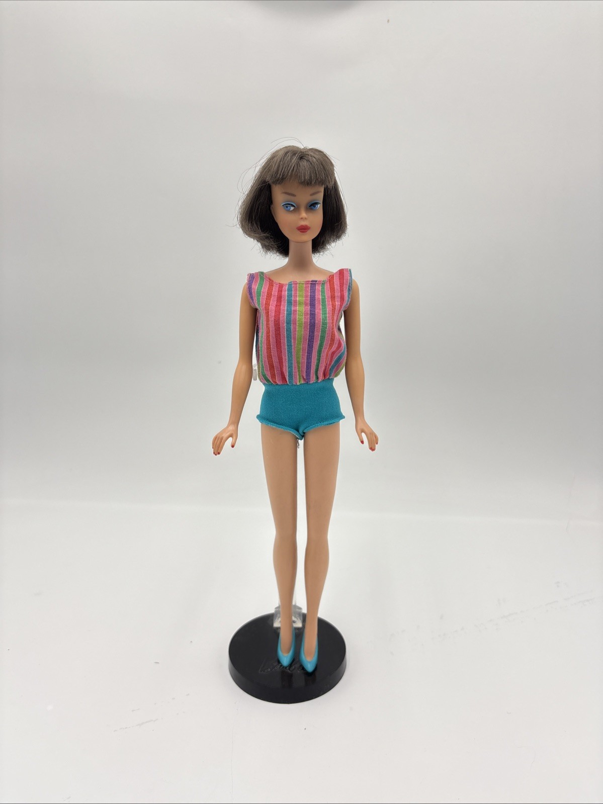 New ListingVintage Barbie American Girl Silver Brunette Great Body, All Original