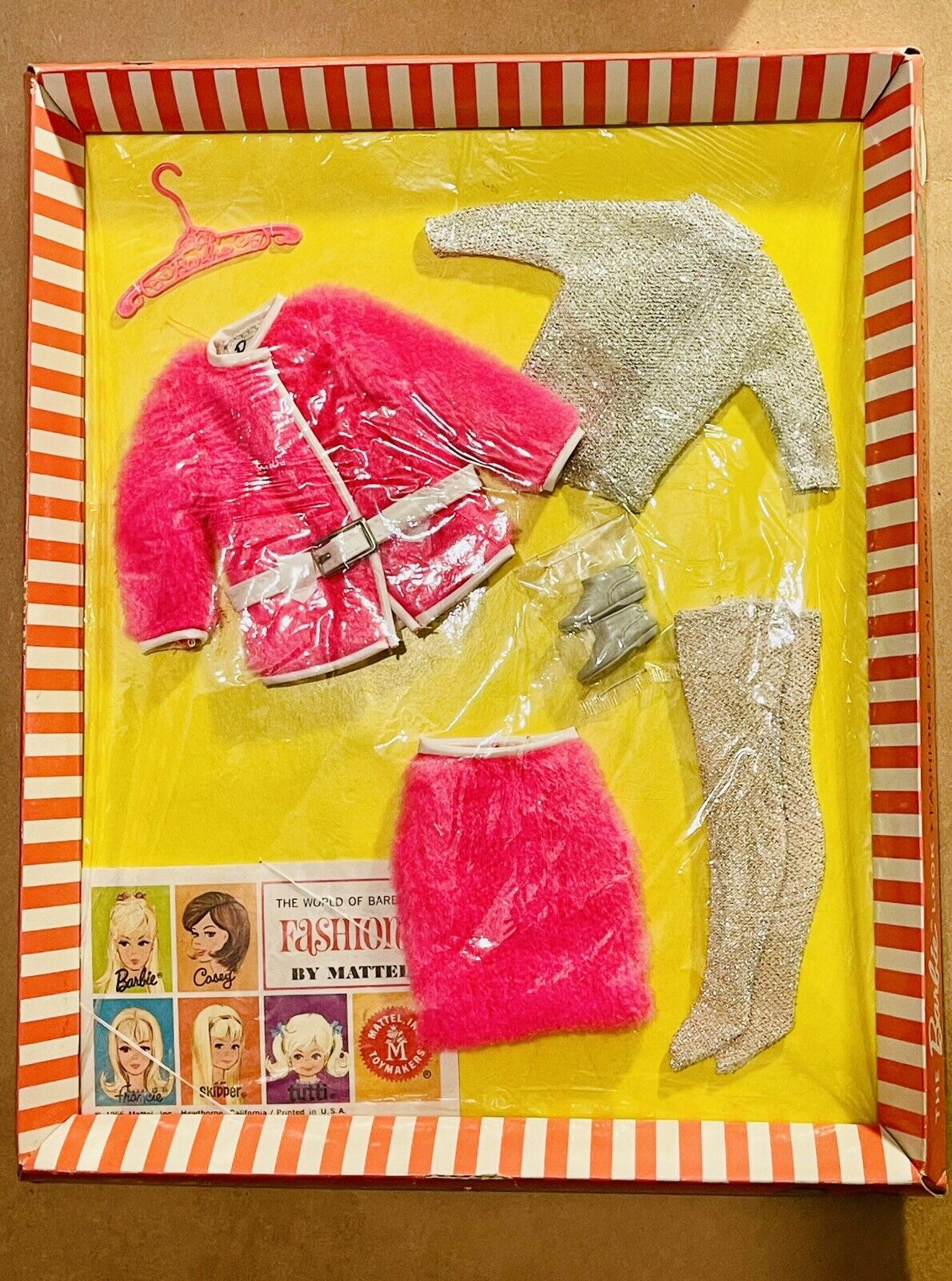 VHTF Vintage Mod Era 1968 TNT Barbie Stacey Snug Fuzz Fashion 1813 NRFB
