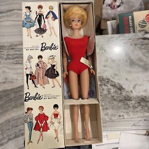 vintage barbie platinum bubble cut #850 NRFB  japan 1962 mint