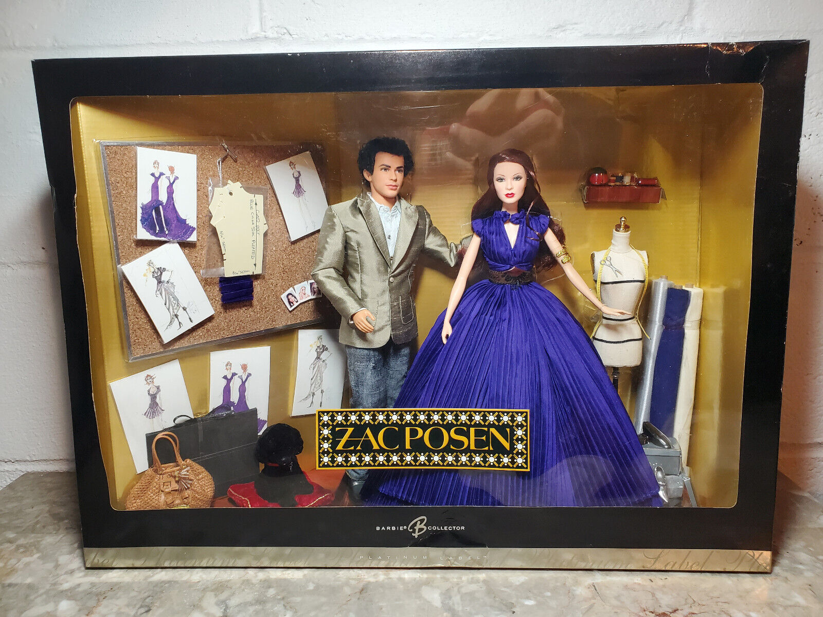 Zac Posen Barbie & Ken Platinum Label Dolls 2006 Mattel