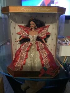 1997 Misprint Green Eyes Holiday Barbie Doll Special Edition NIB