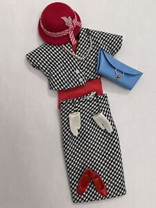 Vintage 60's Japanese Exclusive Francie Houndstooth Suit Outfit #DS2210 - Barbie