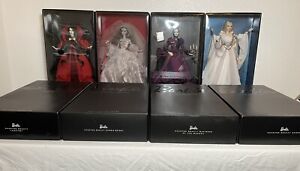 Barbie: “Haunted Beauty Collection” Lot Of 4 Dolls / Complete Set  NRFB