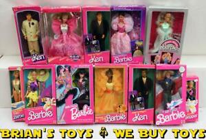 Barbie/Doll Lot of 12: Magic Moves, Dream Glow, Deluxe Tropical & More NR