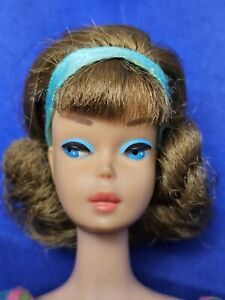 Vintage Barbie Brownette Side Part Side-Part American Girl, Suit, Japan Mules