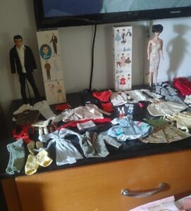 vintage ken And Barbie In Original Boxes In Perfect Condition  1960s dolls