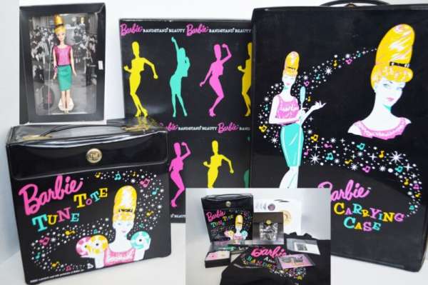 1996 BANDSTAND BEAUTY PHILADELPHIA CONVENTION BARBIE DOLL + CASES + MUCH MORE.