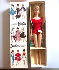 Vintage Barbie Doll SWIRL PONYTAIL Ash Blonde 1964 MINT IN BOX ORIGINALWRIST TAG