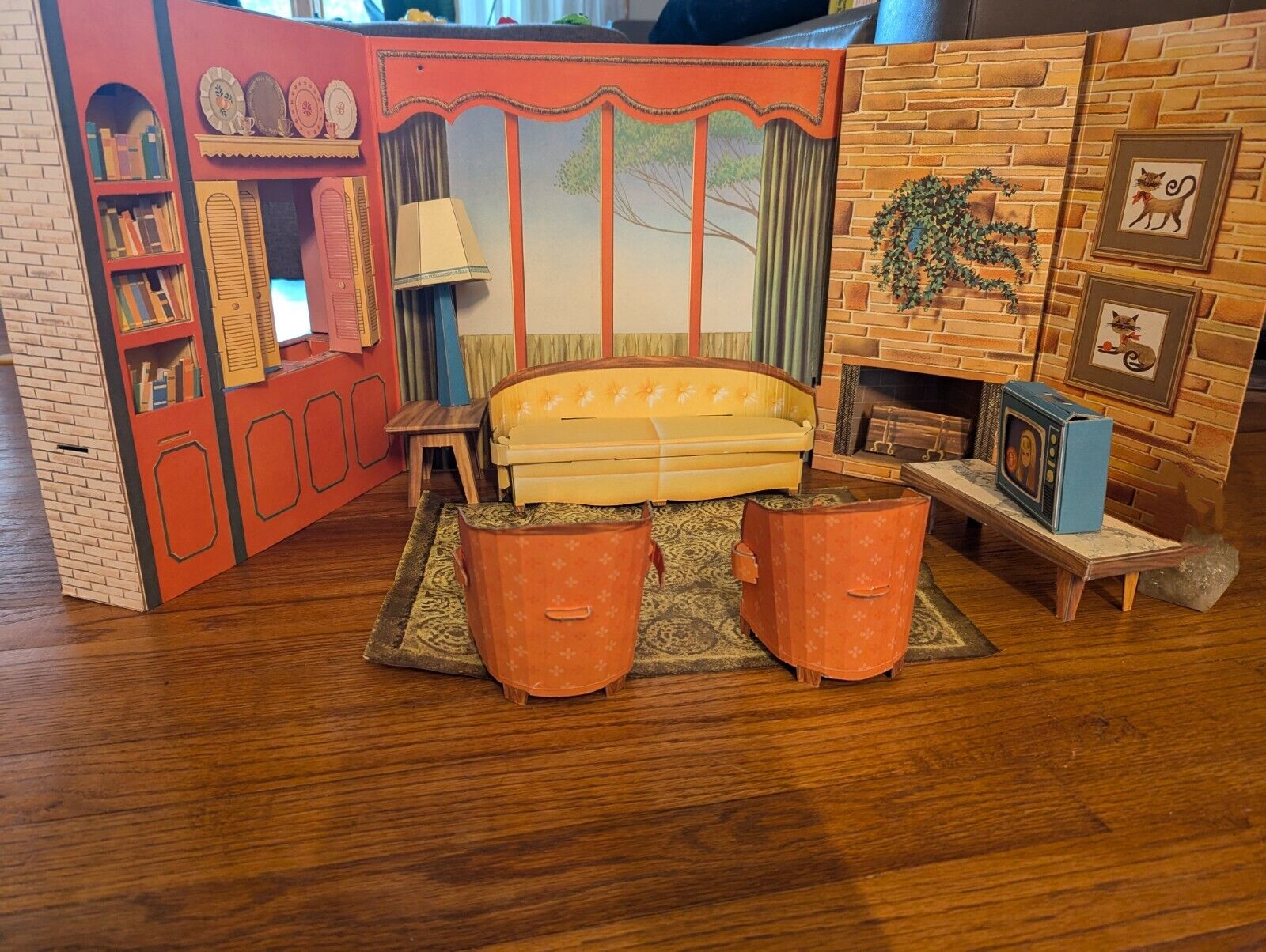 1964 HTF Barbie's New Dream House Mattel 4092 COMPLETE W/ Instructions GUC MCM