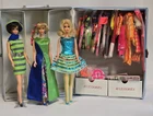 Vintage 1960s Mod Barbies LOT w/Original Clothes Accessories & Case