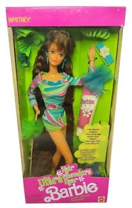 RARE 1991 Multilanguage European Totally Hair Whitney Barbie Doll No. 7735