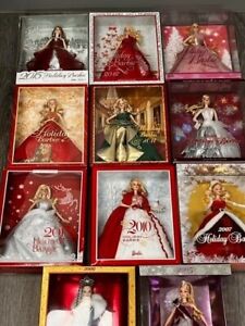 2005-2015 Holiday Barbie Set