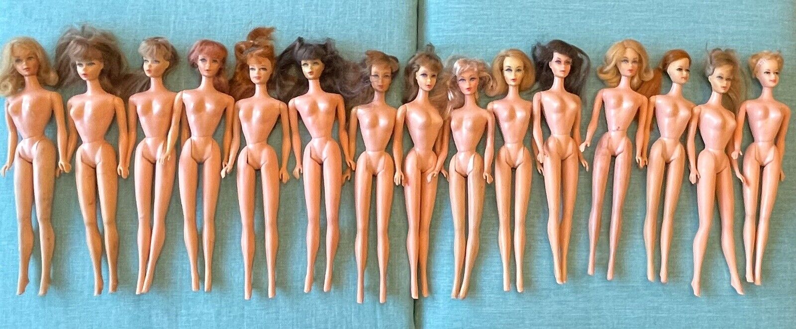 Vintage Mod TLC TNT Barbie Doll Lot 15 for Repair Parts OOAK As-is 1960s 70s