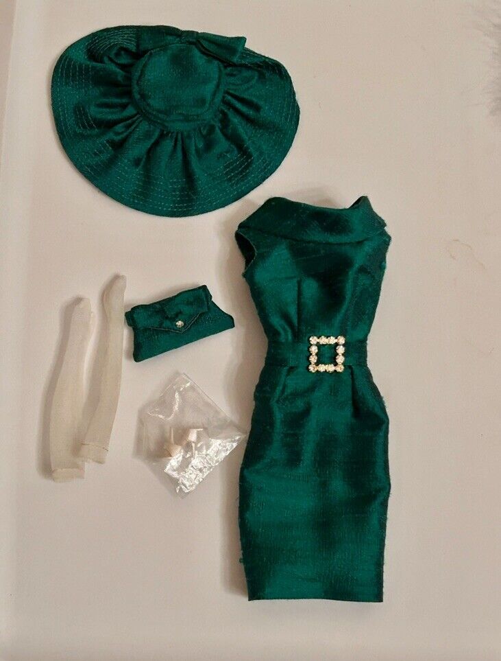 Vintage Barbie Ensemble “Tea At The  Empress” By Sylvia Campbell 1999