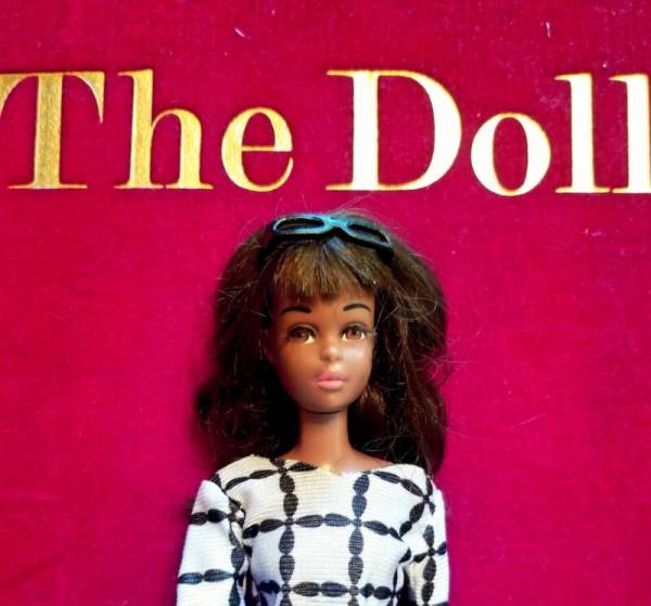 Original 1966-67 VINTAGE Mattel 1st Black Barbie Face FRANCIE TNT Bend Leg Doll