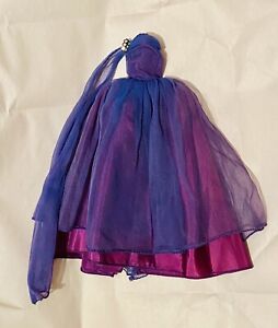 Rare Vintage Barbie Midge 1960s Halina’s Chicago Purple Evening Dress Fashion