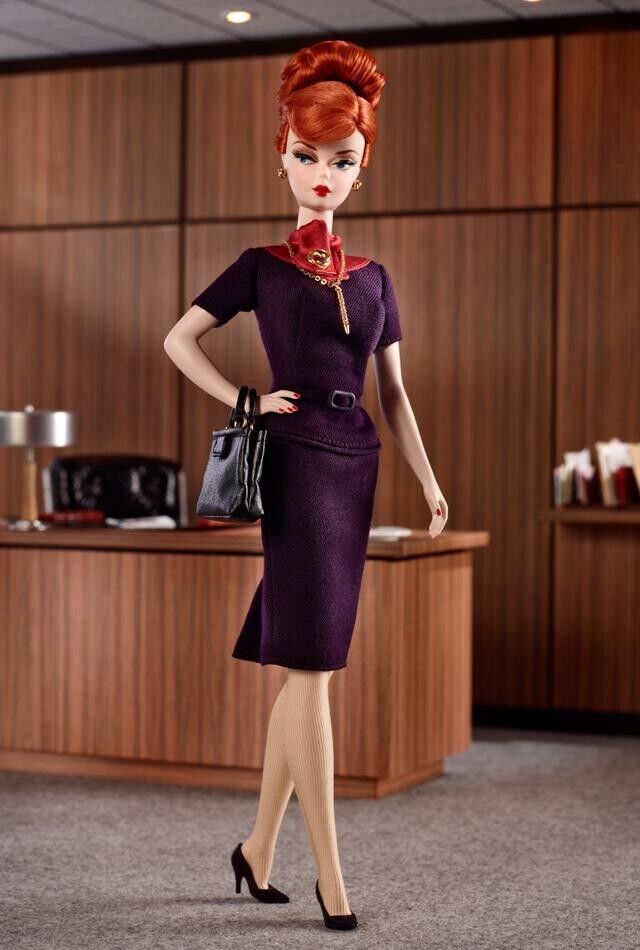 Mad Men Joan Holloway Silkstone Barbie~Gold Label~NIB~NRFB